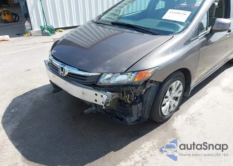 2012 Honda Civic Lx z USA, uszkodzony, nr VIN 2HGFB2F53CH564777